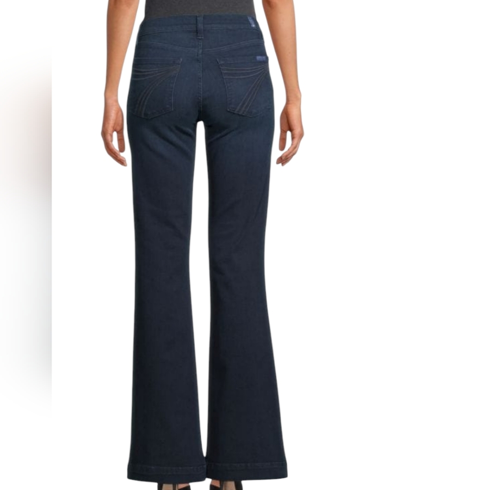7 For All Mankind Dojo in Blue Black Jeans... Size 32 - Picture 4 of 15